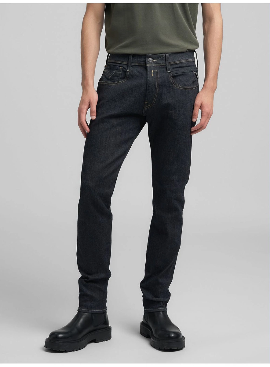 Calca Jeans Dark Blue Anbass Skinny Índigo Lcecci