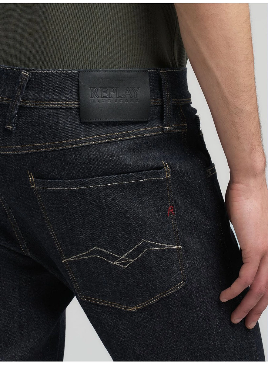 Calca Jeans Dark Blue Anbass Skinny Índigo Lcecci
