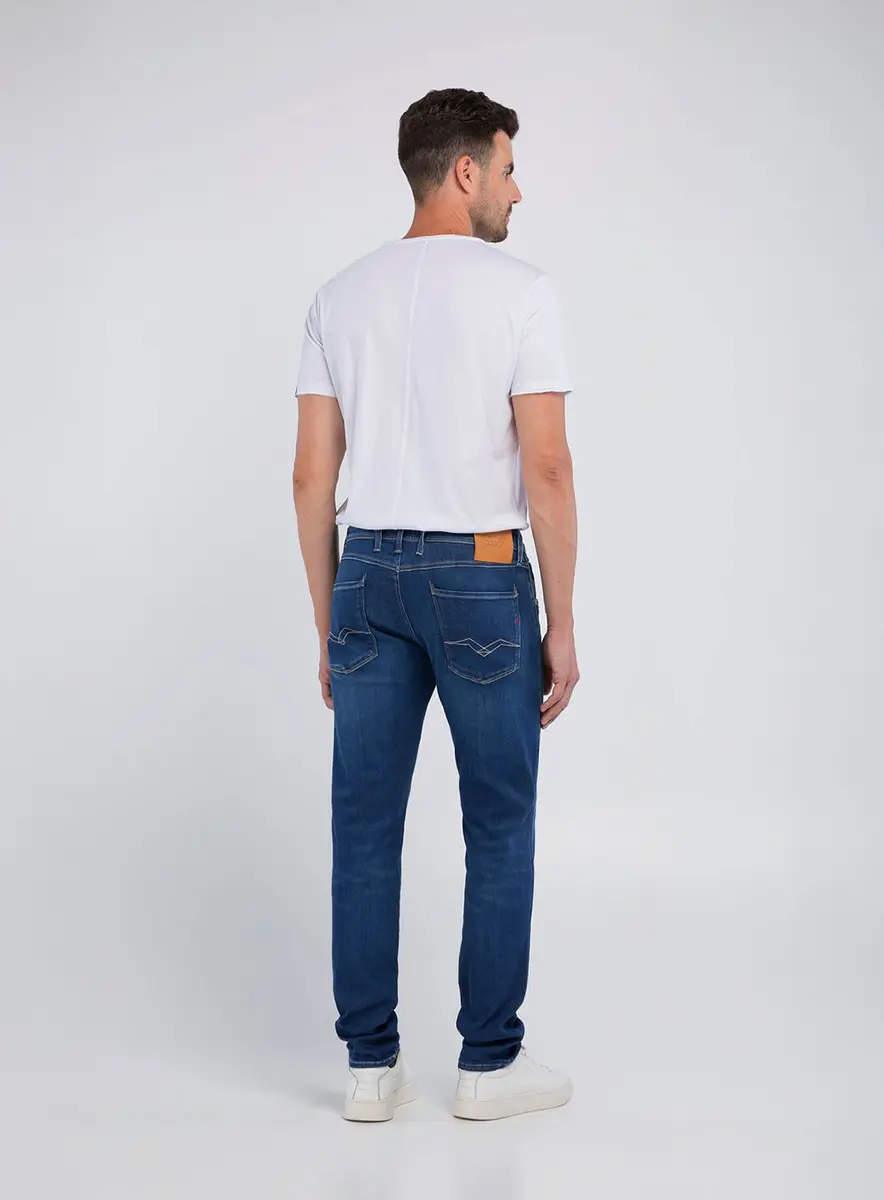 Calça Medium Blue Anbass Skinny Índigo Lcecci
