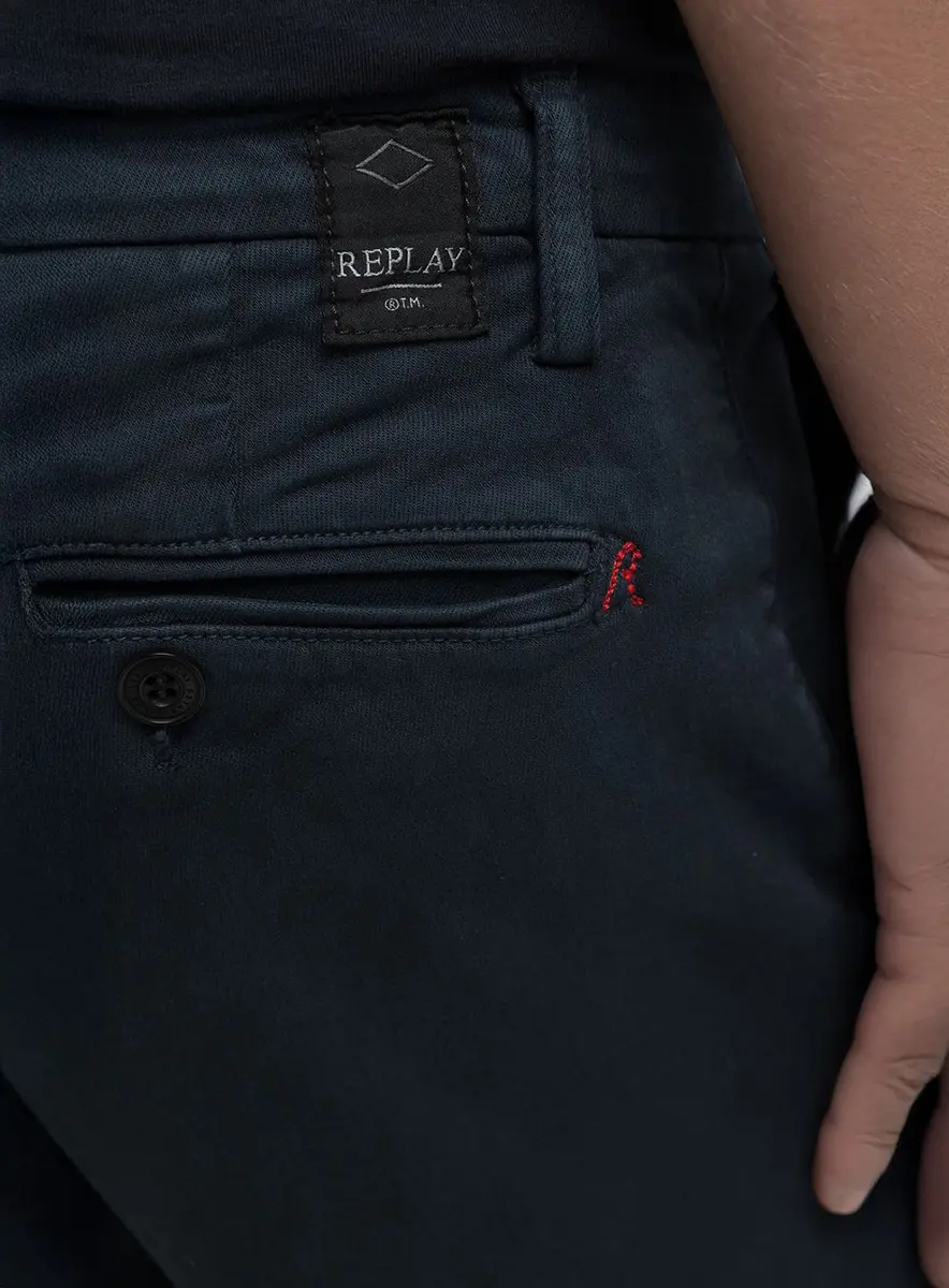 Calça Zeumar Chino Skinny Índigo Preto Lcecci