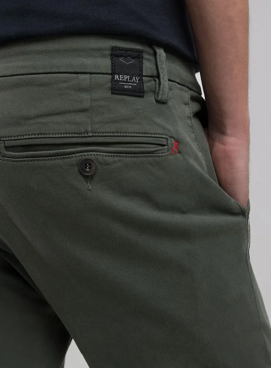 Calça Zeumar Chino Skinny Índigo Preto Lcecci