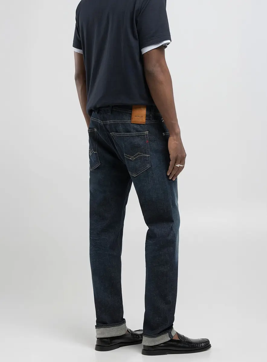 Calça Masculina Reta Essencial Índigo Lcecci