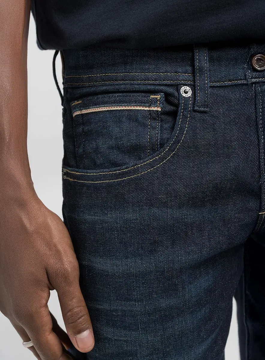 Calça Masculina Reta Essencial Índigo Lcecci