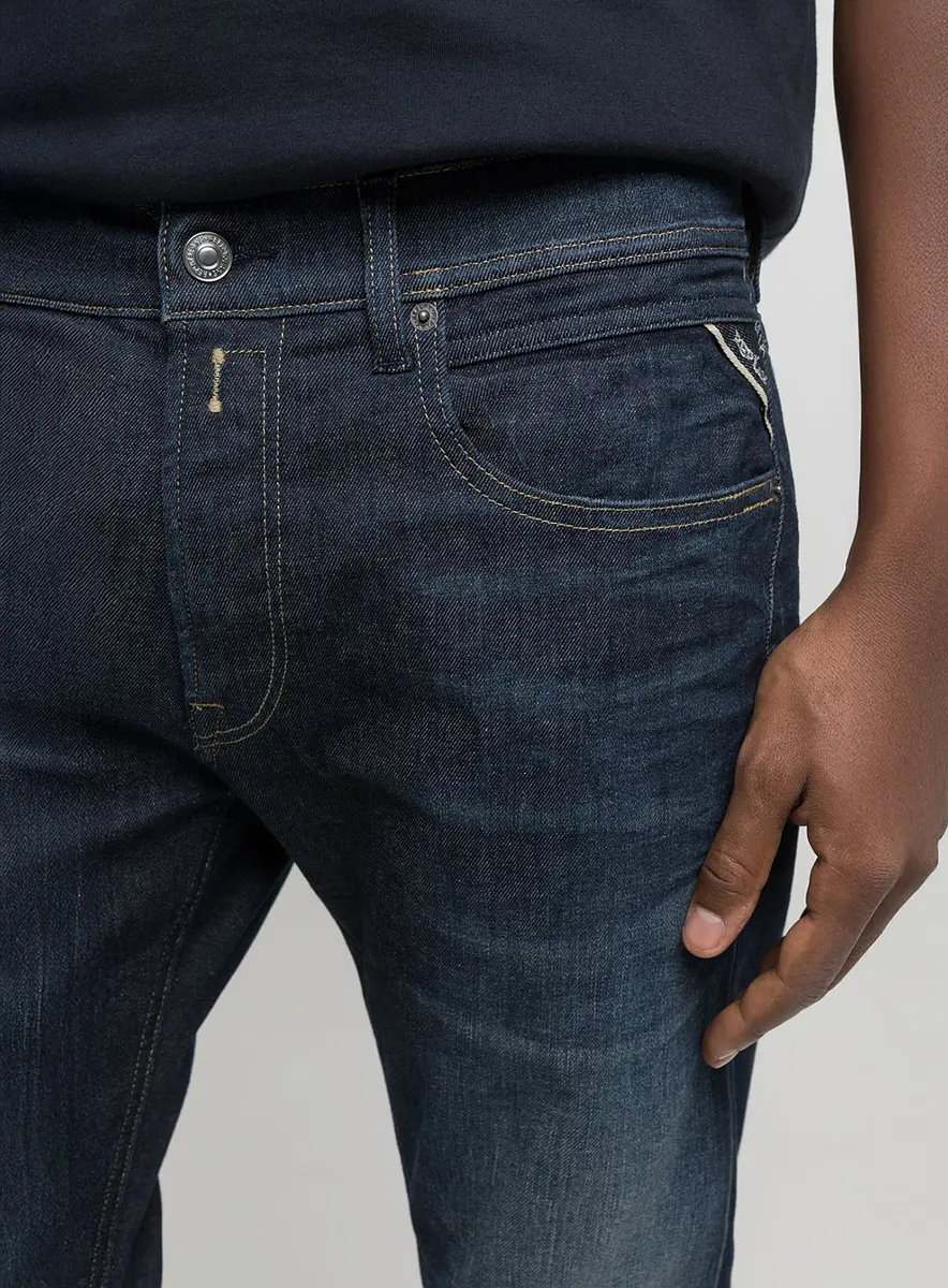 Calça Masculina Reta Essencial Índigo Lcecci