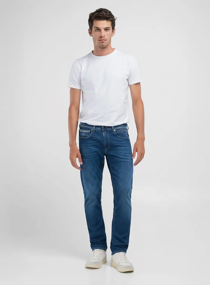 Calça Masculina Jeans Reta Clássica Índigo Lcecci