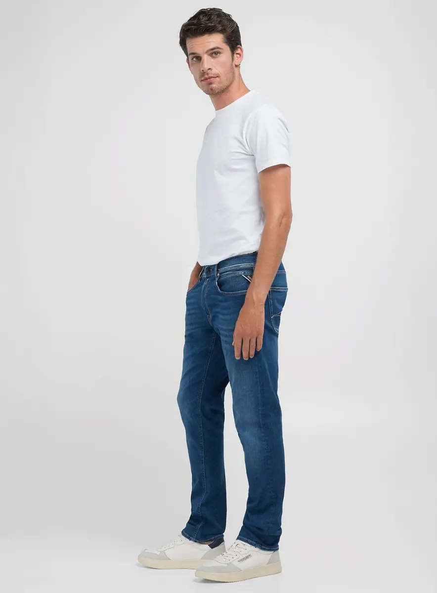 Calça Masculina Jeans Reta Clássica Índigo Lcecci