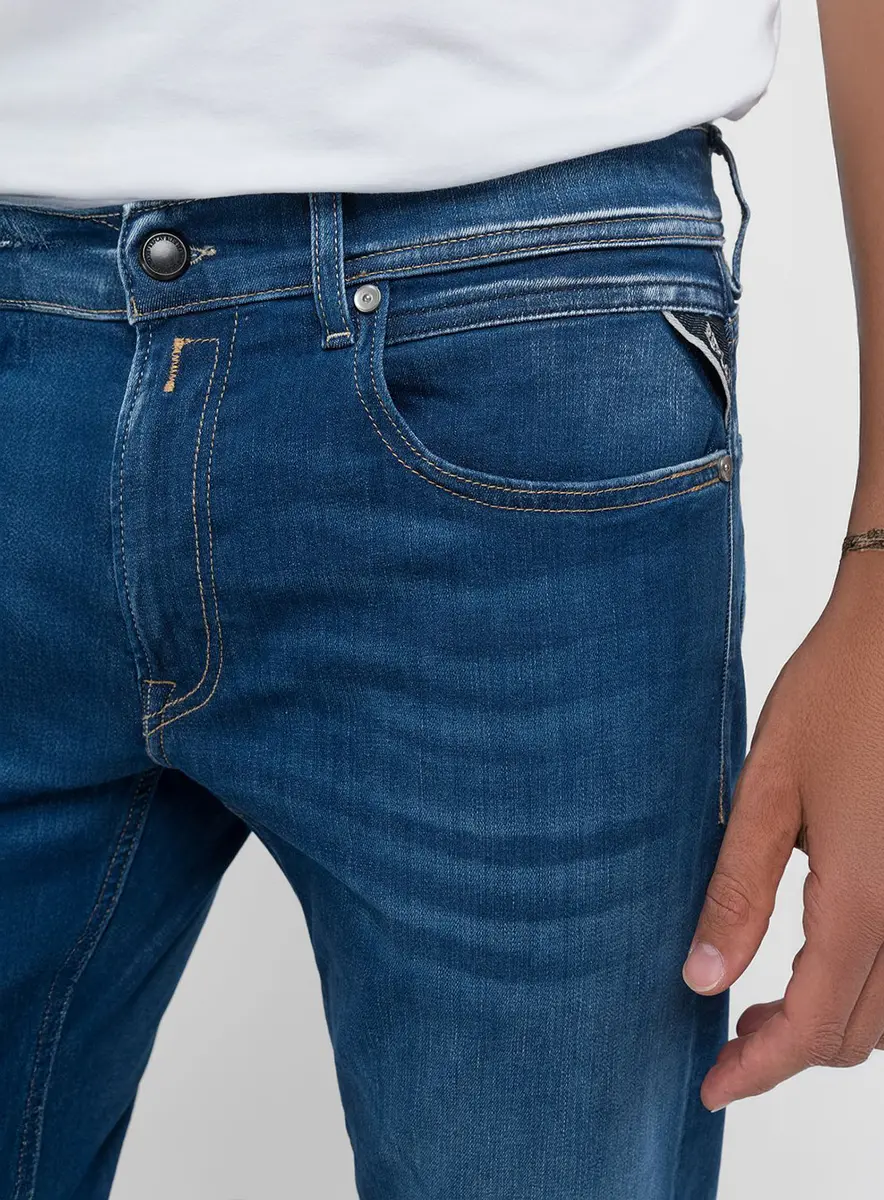 Calça Masculina Jeans Reta Clássica Índigo Lcecci