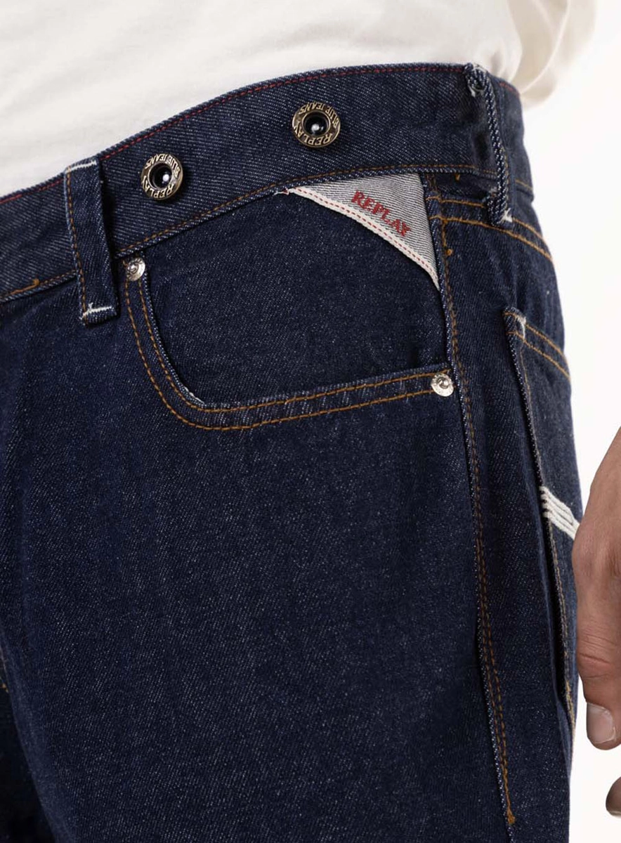Calça Jeans Bwaii Relaxed Raw Índigo Lcecci