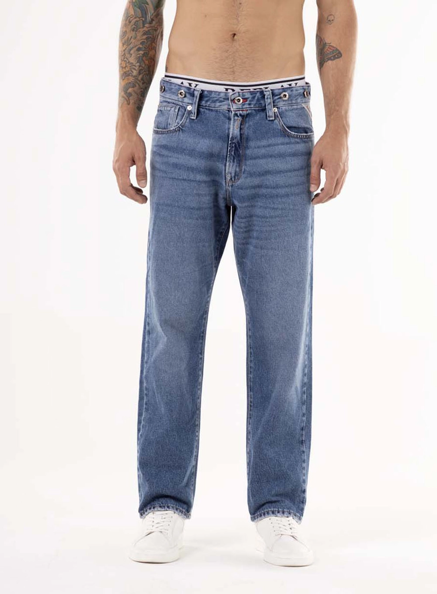Calça Jeans Bwaii Relaxed Blue Vintage Índigo Lcecci