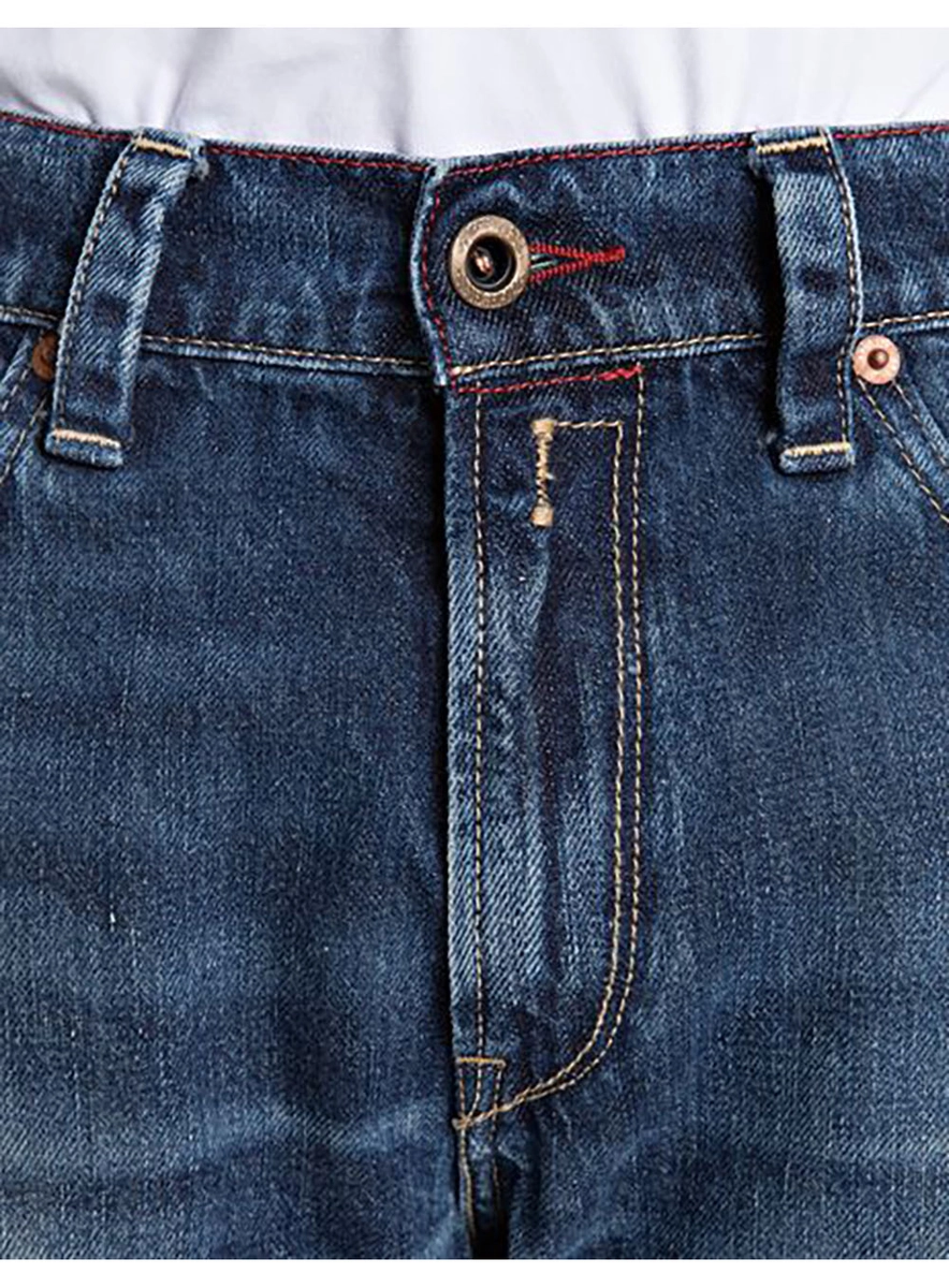 Calça Jeans Neal Slim Blue Vintage Índigo Lcecci