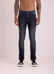 Calça Jeans Sandot Relaxed Tapered Dark Blue Vinta