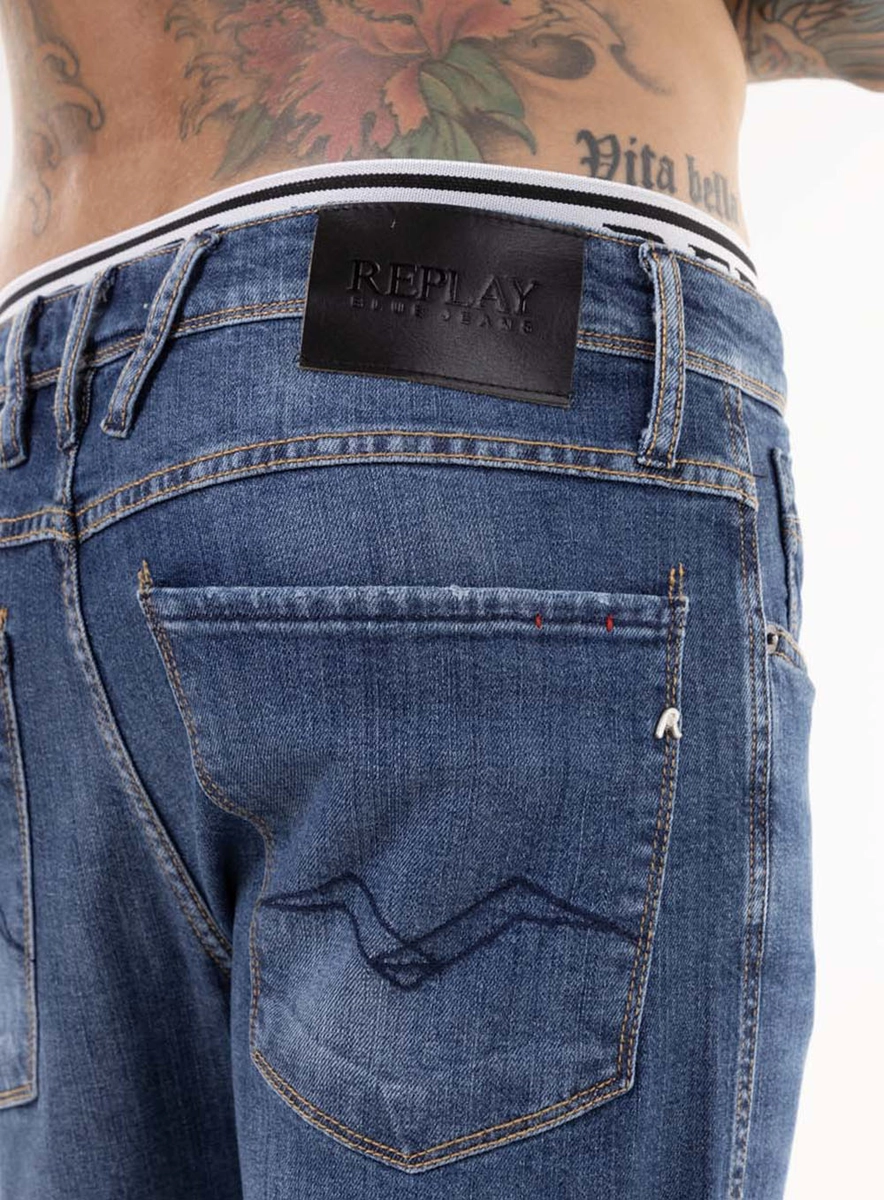 Calça Jeans Anbass Skinny Índigo Lcecci