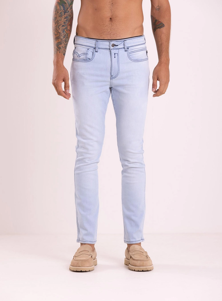 Calça Jeans Anbass Skinny Índigo Lcecci
