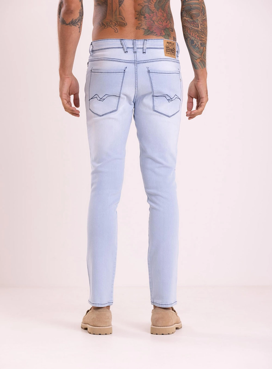 Calça Jeans Anbass Skinny Índigo Lcecci