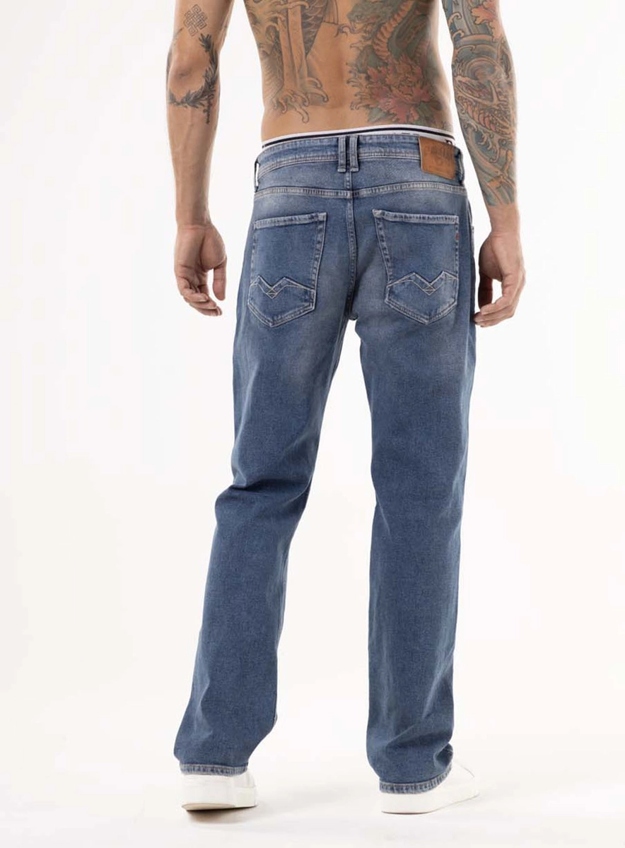 Calça Jeans Rocco Confort Blue Dirty Índigo Lcecci