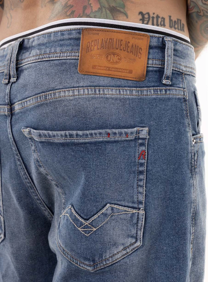 Calça Jeans Rocco Confort Blue Dirty Índigo Lcecci