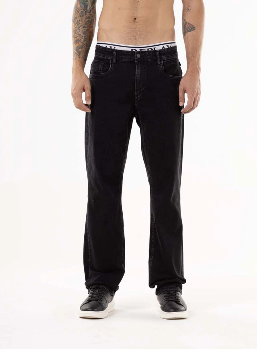 Calça Jeans Rocco Comfort Black Jeans X-lite Índigo Preto Lcecci