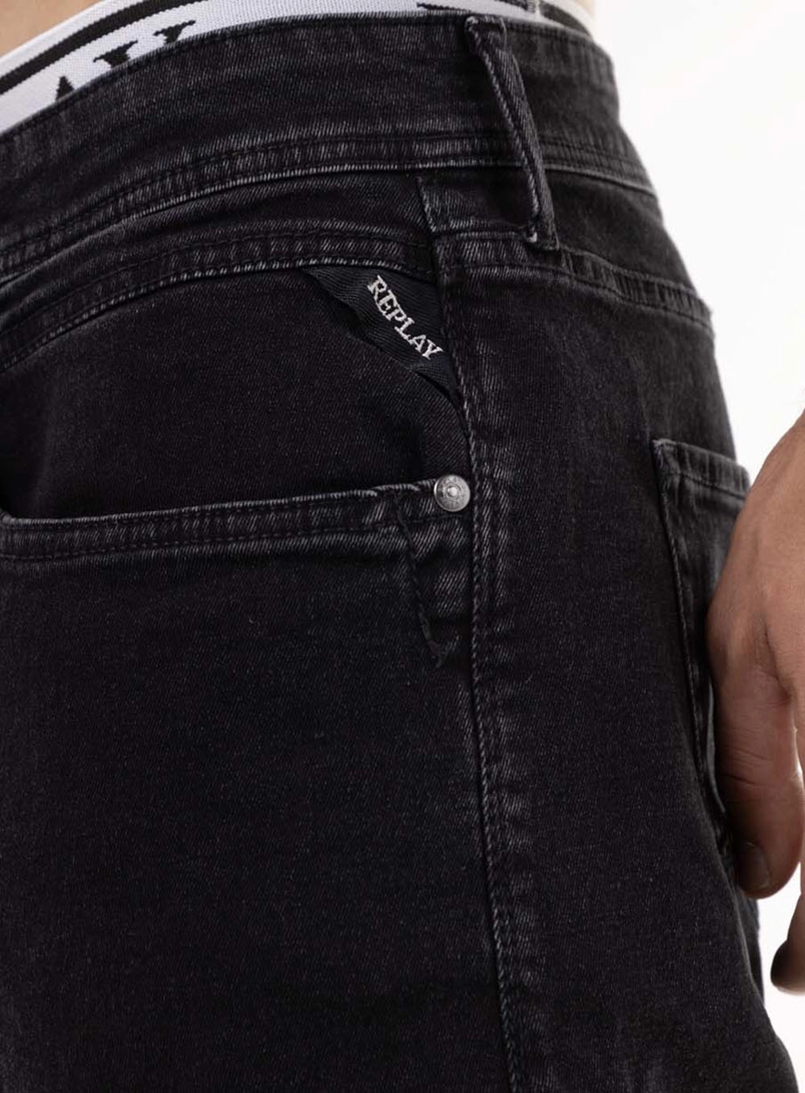 Calça Jeans Rocco Comfort Black Jeans X-lite Índigo Preto Lcecci