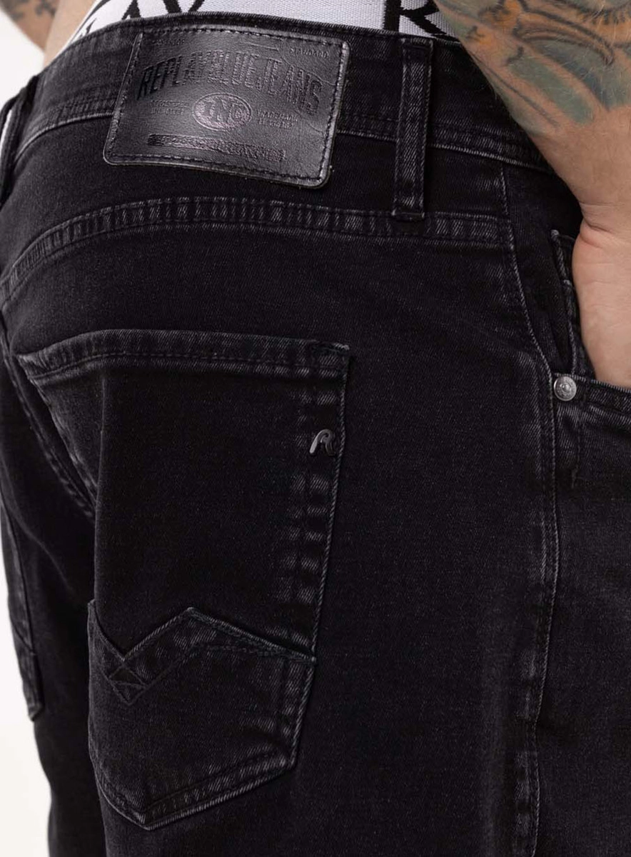 Calça Jeans Rocco Comfort Black Jeans X-lite Índigo Preto Lcecci