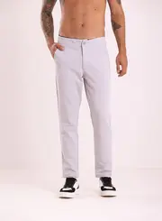 Calça De Malha Alfaiataria Texturizada