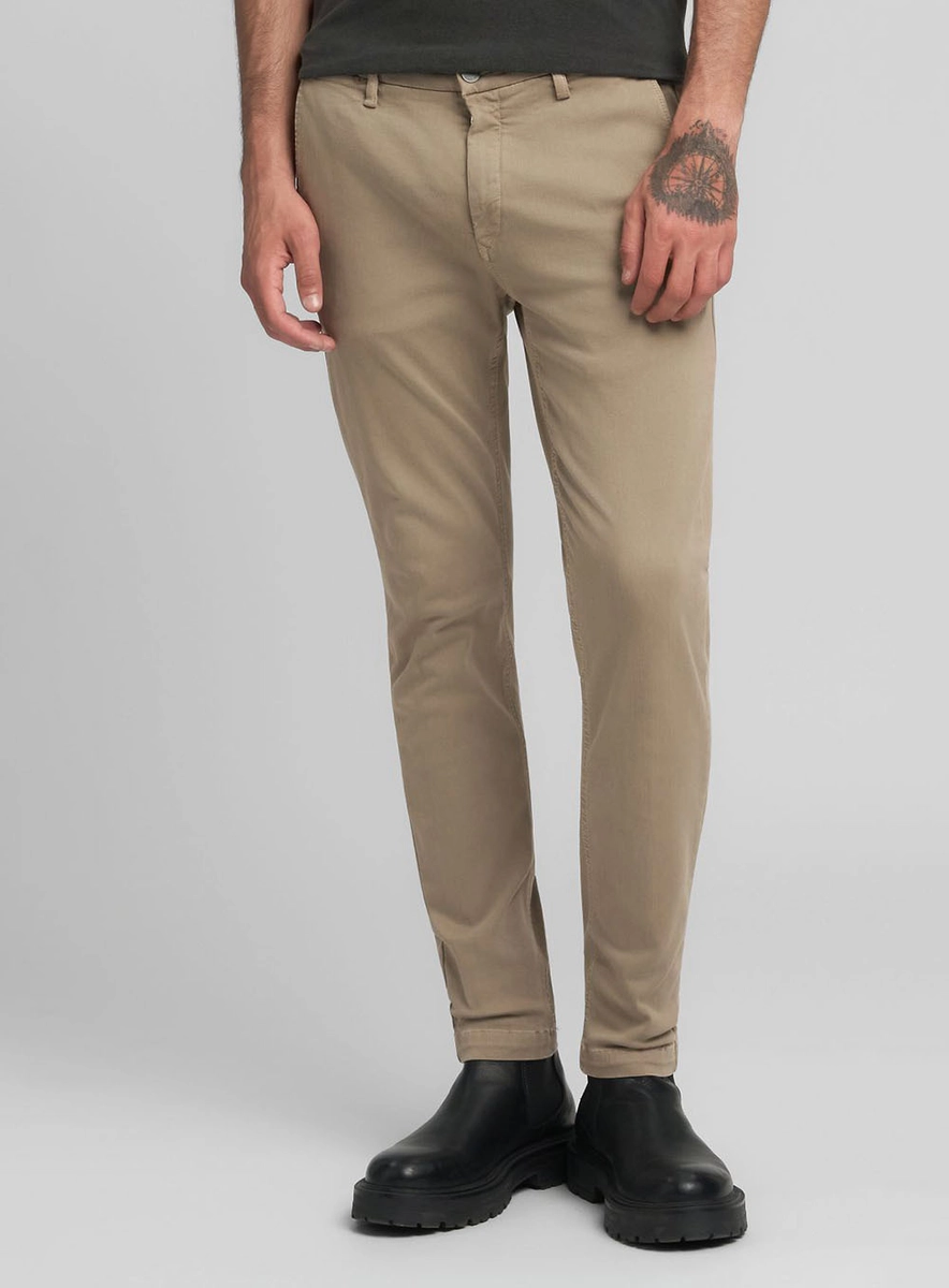 Calça De Sarja Chino Azul Pangera Lcecci