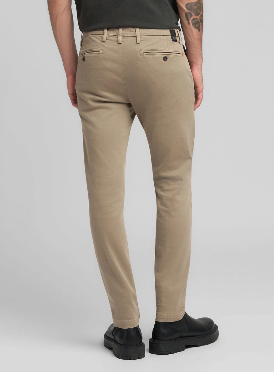 Calça De Sarja Chino Azul Pangera Lcecci