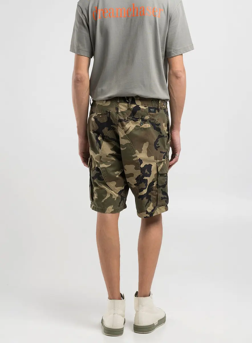 Bermuda De Sarja Camo Cargo Estampados Lcecci