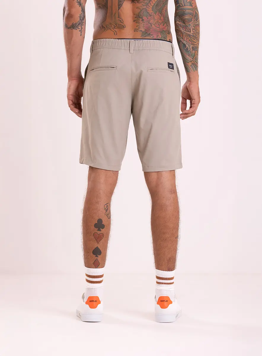 Bermuda De Sarja Urban Touch Marrom Torkati Lcecci