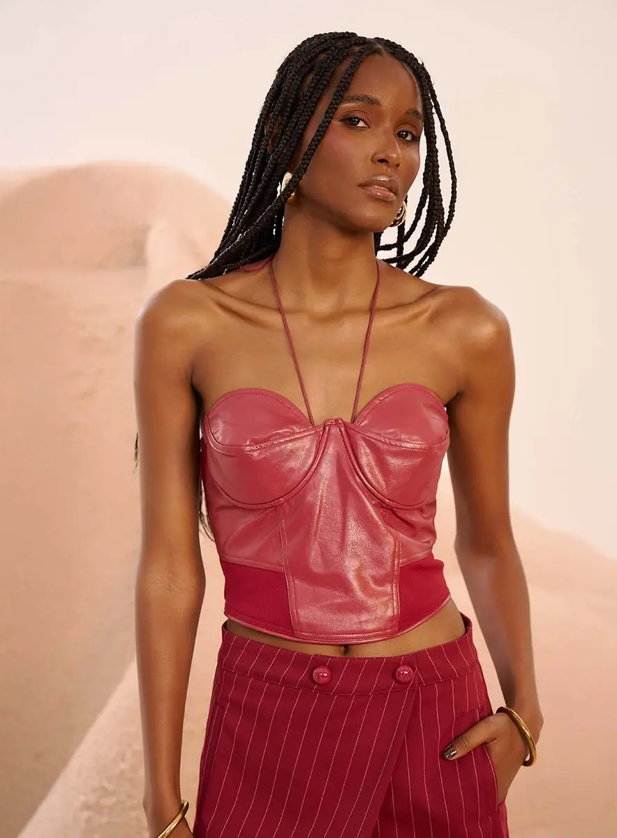 Top Rubi Vermelho Tibetano Souisy