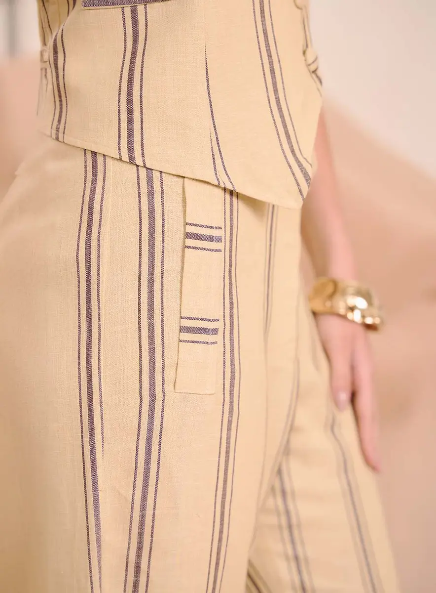 Calça Listrada Brisa Estampados Souisy
