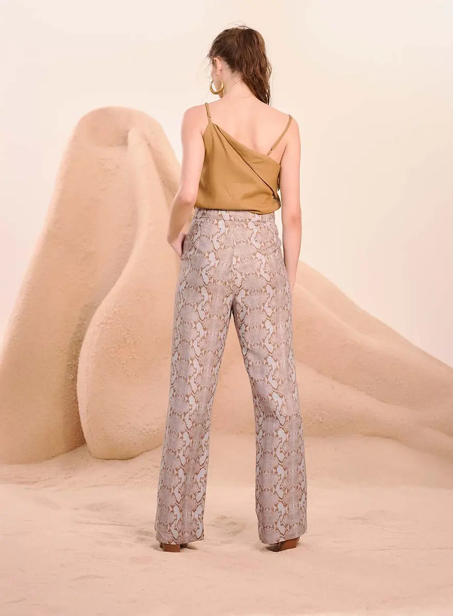 Calça Pele De Miragem Estampados Souisy