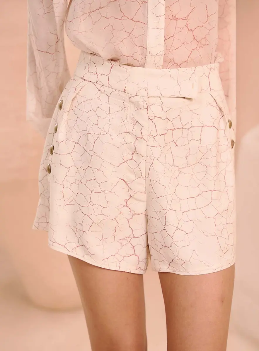 Short Feminino Estampado Curto Estampados Souisy