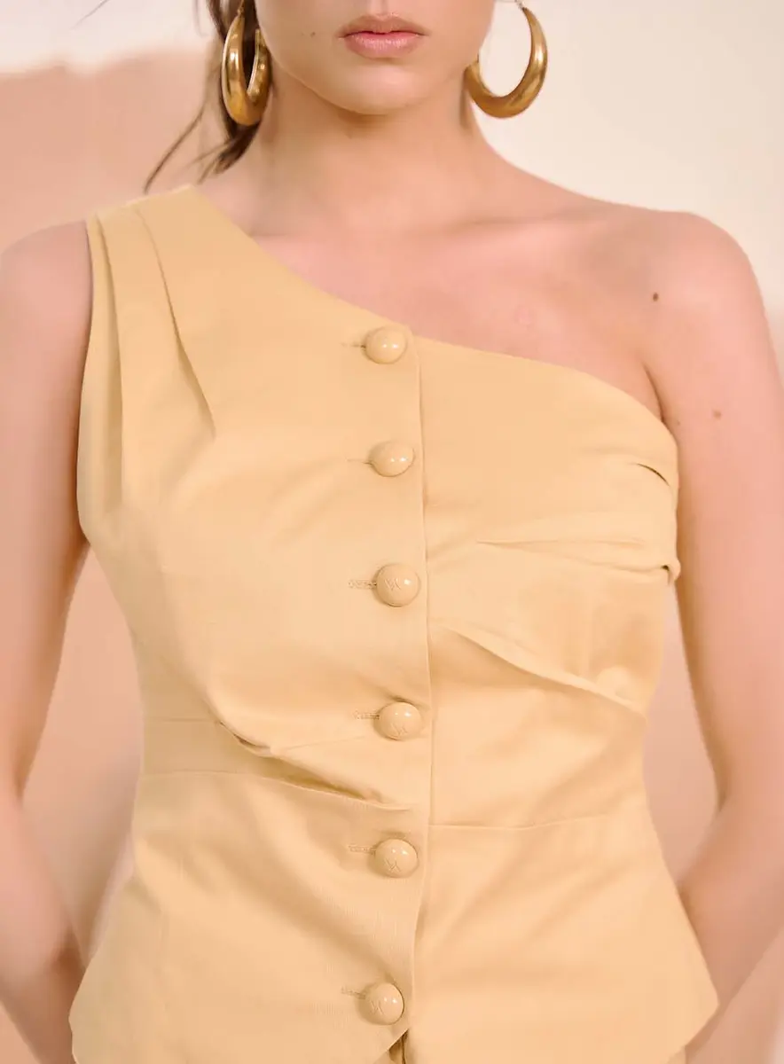 Blusa Sol Dourado Bege Desértico Souisy