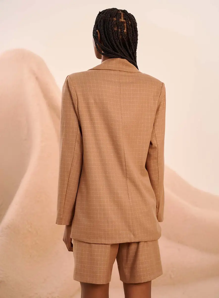 Blazer Deserto Dourado Estampados Souisy