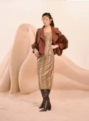 Vestido Serpente Desértico