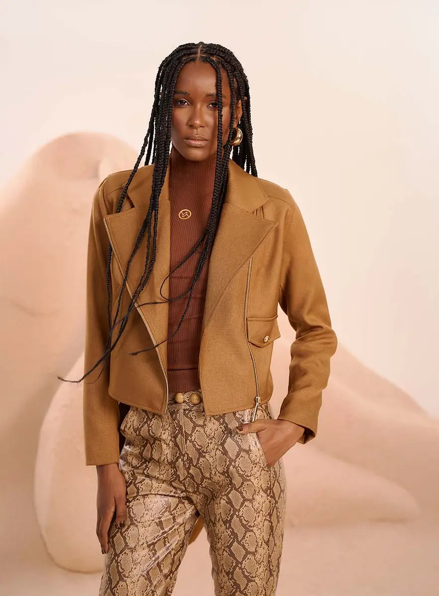 Jaqueta Deserto Dourado Marrom Foxtrot Souisy