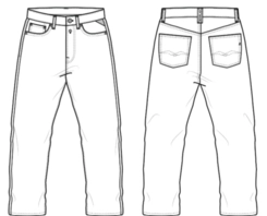 Calça Masc 9zero1 Straight