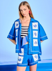 Camisa Comfort Linho Bordada