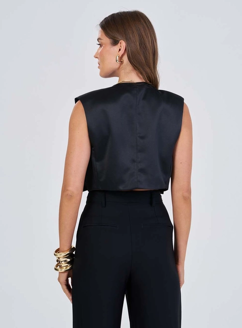 Top Com Laço Frontal Loose - Top Com Laço Frontal Loose - LCECCI