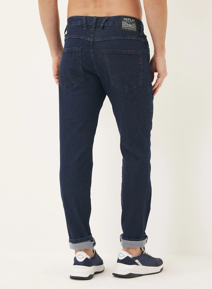 Calça Jeans Masculina Anbass Skinny Índigo Lcecci