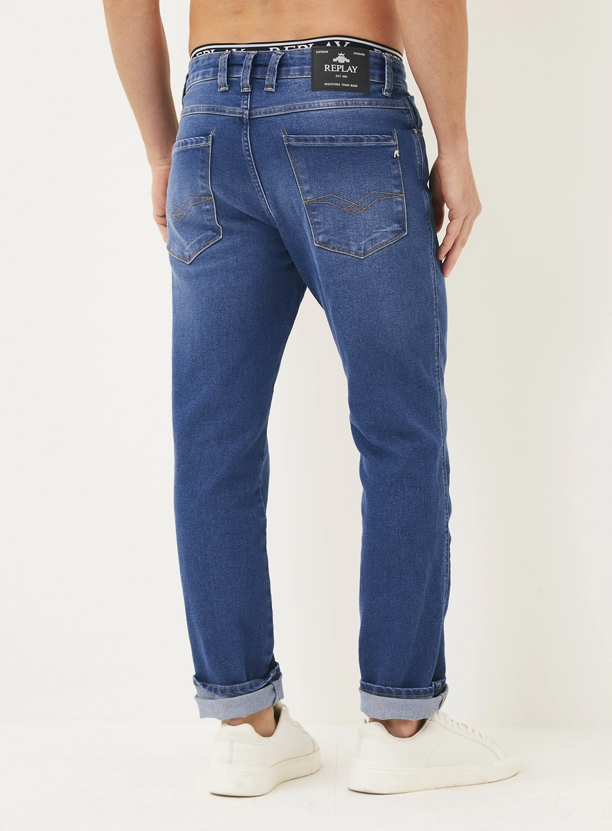 Calça Jeans Anbass Skinny Índigo Lcecci