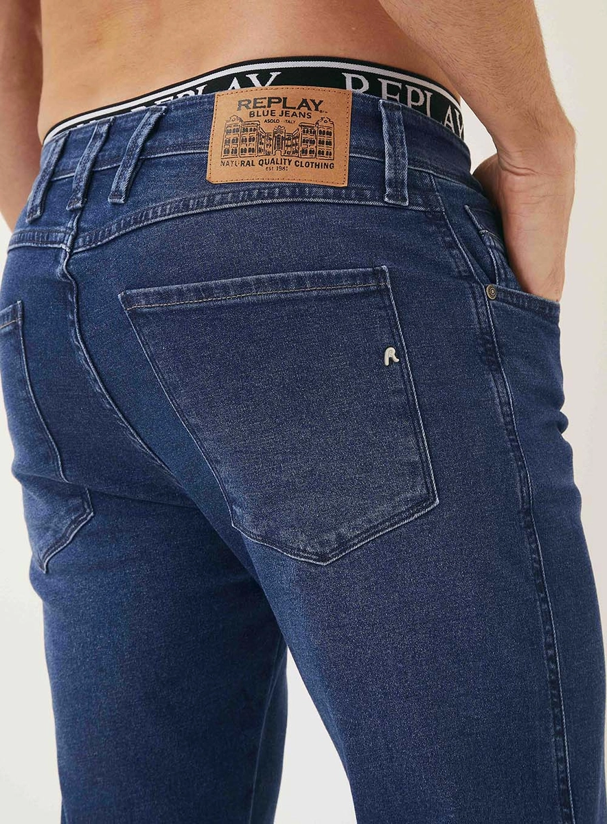 Calça Jeans Anbass Skinny Índigo Lcecci