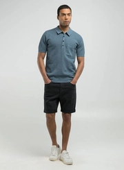 Polo Tricô Com Bolso