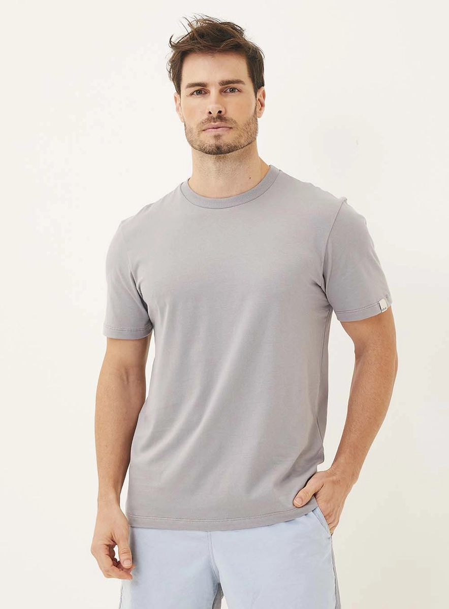 Camiseta Masculina Regular Cinza Gravity Gray Lcecci