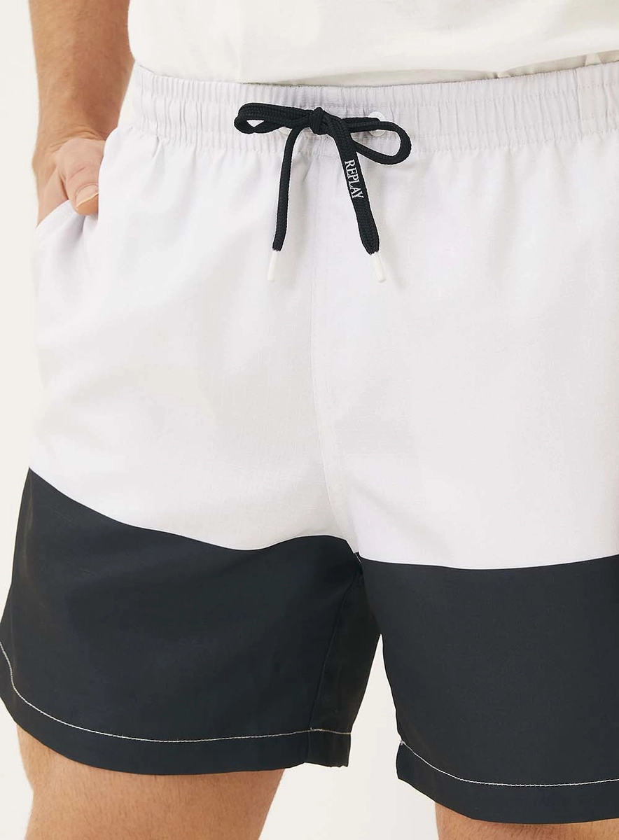 Beachshort Nylon Masculino Replay Bicolor Estampados Lcecci