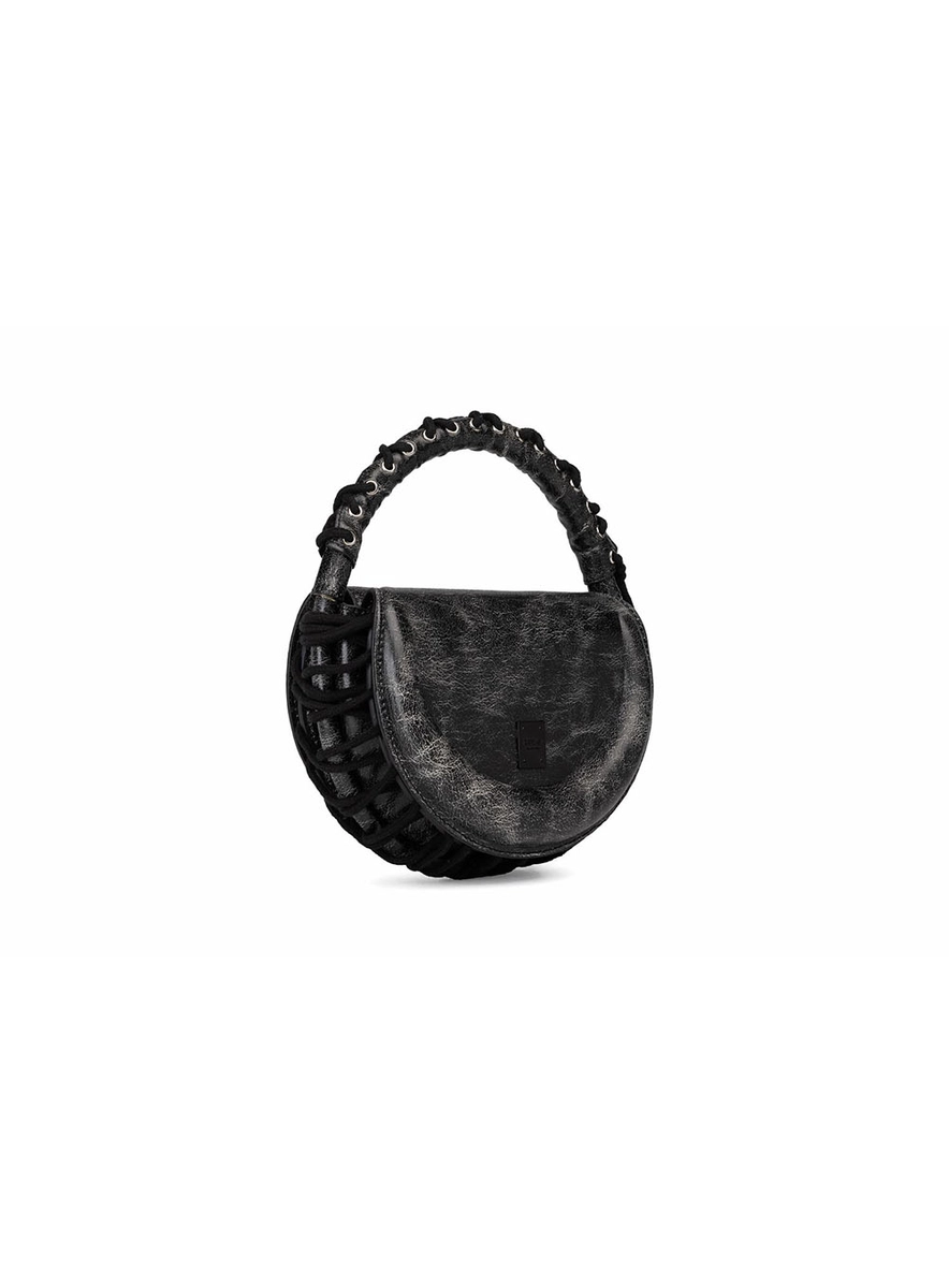 Bolsa De Mão Meia Lua Preto Lcecci