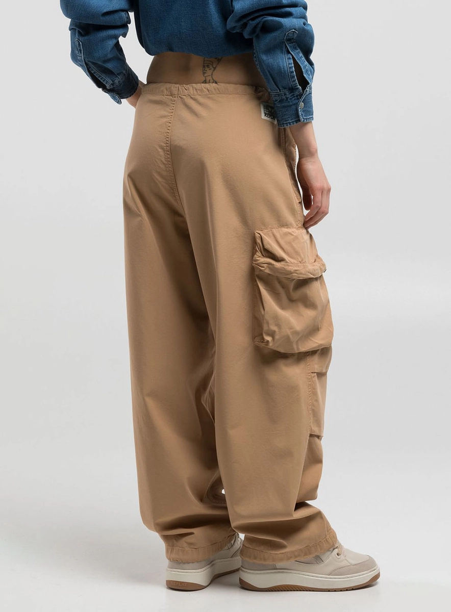 Calça Cargo Feminina Marrom Torkati Lcecci