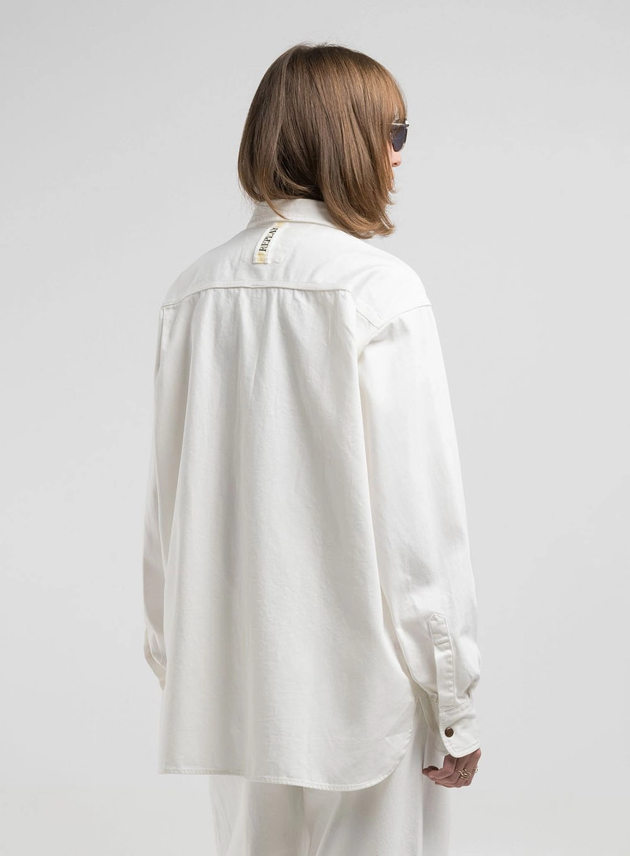 Camisa Feminina Over Off Shell Lcecci
