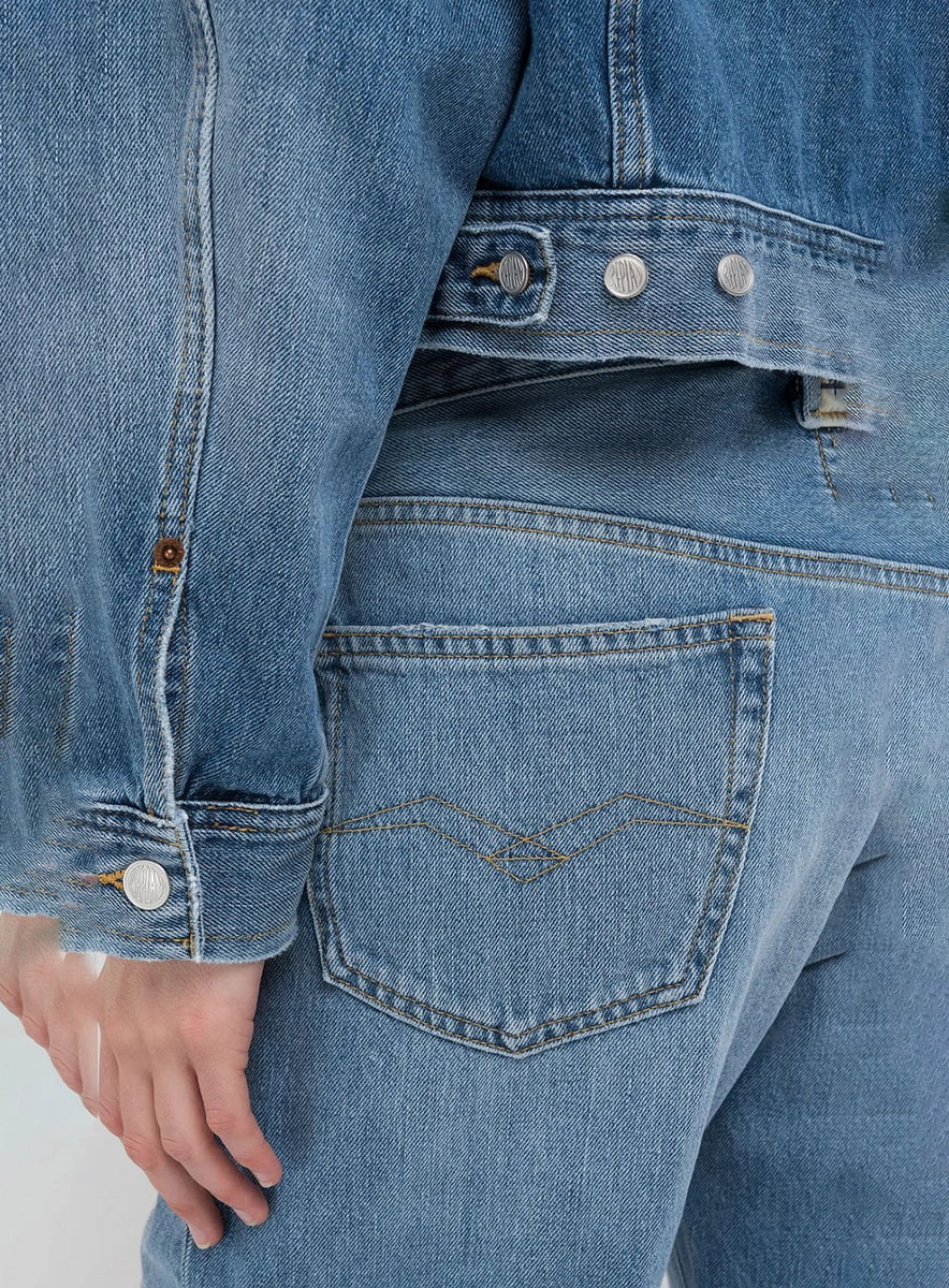 Jaqueta Feminina Jeans Índigo Médio Lcecci