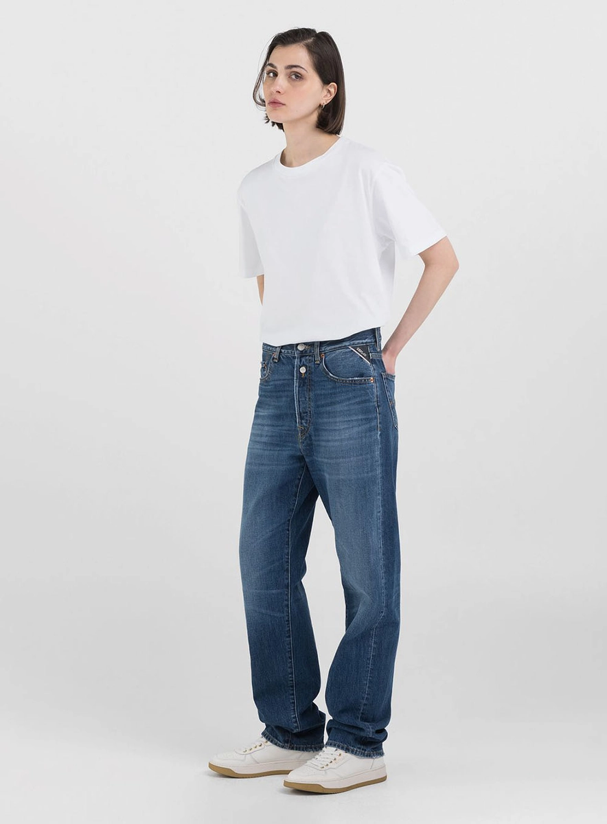 Calça Jeans 9zero1 Índigo Preto Médio Replay